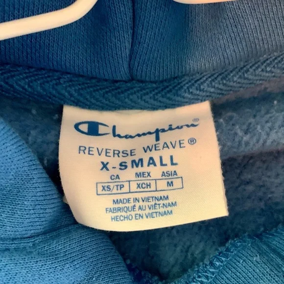 Blue reverse weave Champion hoodie-great condition!💙FINAL MARKDOWN💙 - Picture 5 of 16